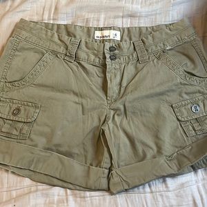 Green cotton shorts never worn